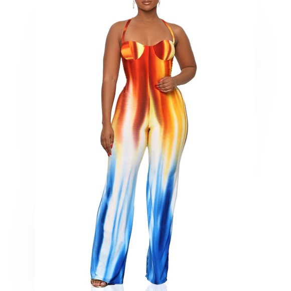 Multicolor Jumpsuit - Picture 1 of 1